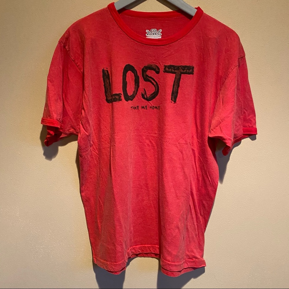 LOST Take Me Home Tin Man T-Shirt Large Red